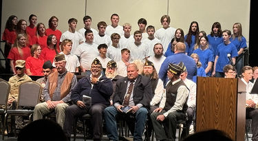 Veterans Day program in Pinedale