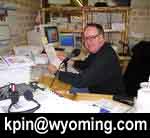 Bob Rule, KPIN 101.1 Pinedale News Radio. Pinedale Online photo.