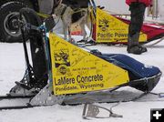 Sled Dog Race Sponsors. Photo by Dawn Ballou, Pinedale Online.