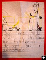 Letters to Santa. Photo by Pam McCulloch, Pinedale Online.