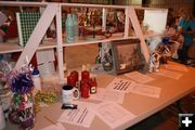 Silent Auction. Photo by Dawn Ballou, Pinedale Online.