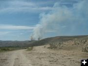 Tanner Fire from road. Photo by Kenna Tanner.