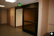 Emergency Room Door. Photo by Dawn Ballou, Pinedale Online.