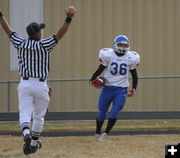 Lovell 23 - Pinedale 0. Photo by Clint Gilchrist, Pinedale Online.