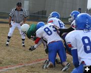 Pinedale 21 - Lovell 23. Photo by Clint Gilchrist, Pinedale Online.
