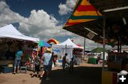 Carnival Booths. Photo by Dawn Ballou, Pinedale Online.