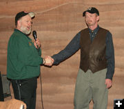 Terry Streeper and Frank Teasley. Photo by Dawn Ballou, Pinedale Online.