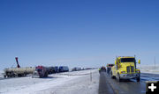 Interstate at a Stop. Photo by Wyoming Department of Transportation.