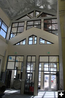 Inside view of Entrance. Photo by Pam McCulloch, Pinedale Online.