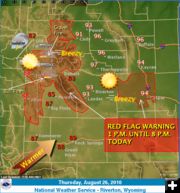 Red Flag Warning. Photo by National Weather Service.