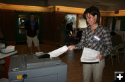 Absentee Ballots. Photo by Dawn Ballou, Pinedale Online.