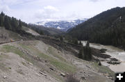 Mudslide. Photo by Wyoming Department of Transportation.