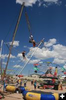 Bungie Jumping. Photo by Dawn Ballou, Pinedale Online.