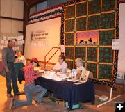 Cattlewomen Booth. Photo by Dawn Balou, Pinedale Online.