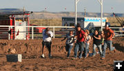Running hard. Photo by Dawn Ballou, Pinedale Online.