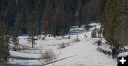 Deep snow trail. Photo by Chris Havener.