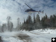Helicopter. Photo by Tip Top Search & Rescue.