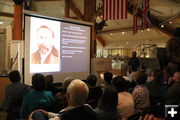 Albert Bierstadt talk. Photo by Dawn Ballou, Pinedale Online.