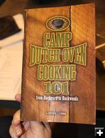 Dutch Oven Cookbook. Photo by Dawn Ballou, Pinedale Online.