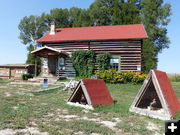 100-year old Homestead House. Photo by Dawn Ballou, Pinedale Online.