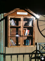 New Little Free Library. Photo by Dawn Ballou, Pinedale Online.
