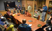 Mushers Meeting. Photo by Terry Allen.