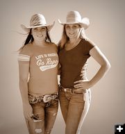 A Couple of Cowgirls. Photo by Terry Allen.