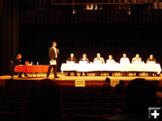 Nov. 3 forum in Big Piney. Photo by Dawn Ballou, Pinedale Online.