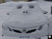 Snow Car. Photo by Sharon Rauenzahn.