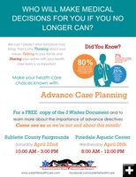 Advance Care planning. Photo by Sublette County Rural Health Care District .