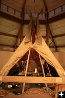 Buffalo hide tipi. Photo by Pinedale Online.