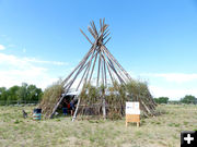 Crow Sun Dance Lodge. Photo by Pinedale Online.