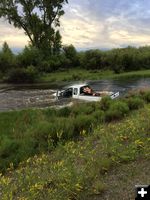 New Fork River Crash. Photo by Sublette County Sheriff's Office.
