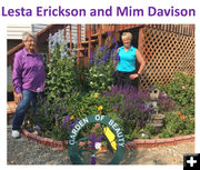 Lesta Erickson & Mim Davison. Photo by Sage & Snow Garden Club.