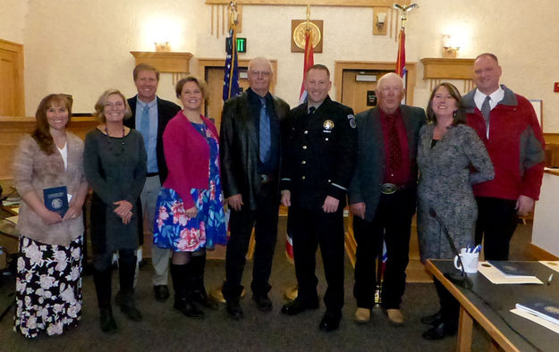 2019 Swearing-In Ceremony. Photo by Dawn Ballou, Pinedale Online.