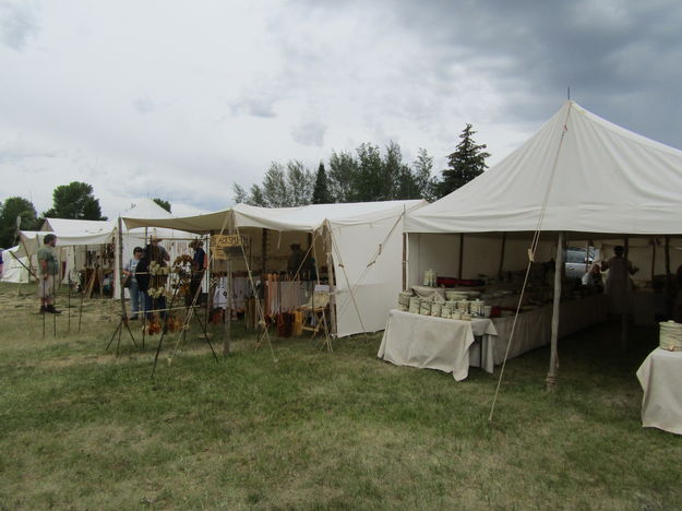 Traders Row. Photo by Dawn Ballou, Pinedale Online.