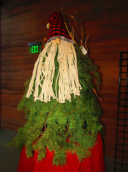 Christmas Snow Gnome. Photo by Dawn Ballou, Pinedale Online.