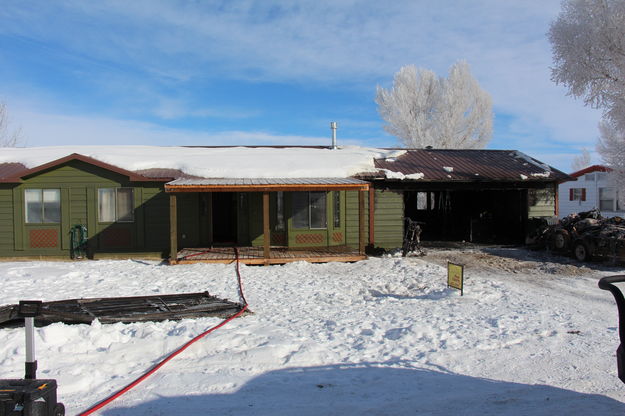 Piney Drive fire. Photo by Sublette County Unified Fire.