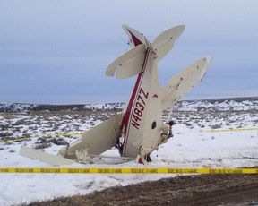 Plane crash. Photo by Sublette County Sheriff's Office.