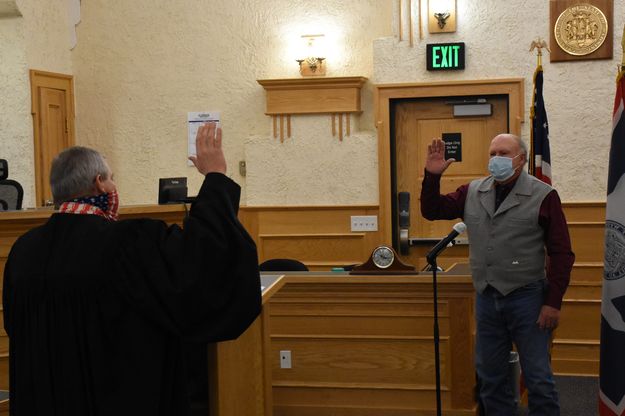 Commissioner Dave Stephens. Photo by Robert Galbreath, Pinedale Roundup.