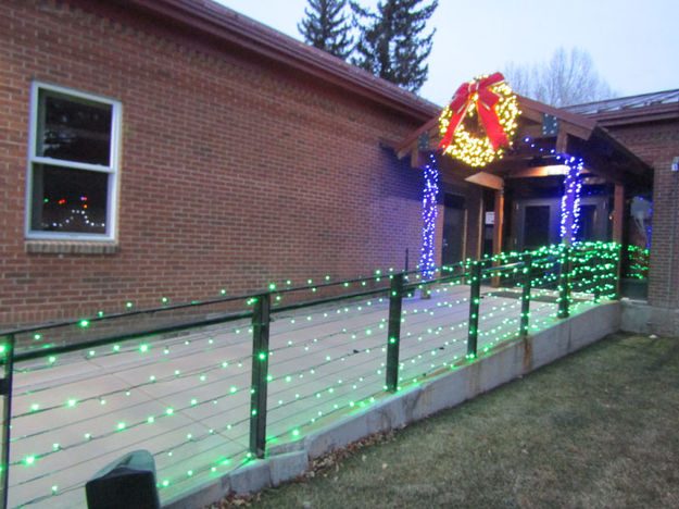 Courthouse entry. Photo by Dawn Ballou, Pinedale Online.