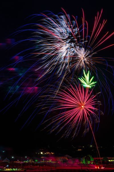 Pinedale fireworks -2023. Photo by Tony Vitolo.