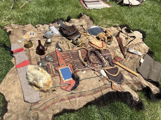 Traders blanket. Photo by Museum of the Mountain Man.