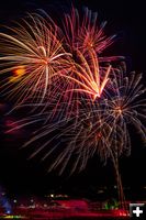 Pinedale fireworks - 2023. Photo by Tony Vitolo.
