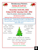 Holiday Craft Fair Nov. 3 & 4. Photo by Rendezvous Pointe.