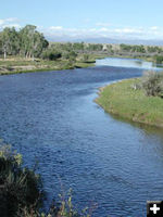 New Fork River and historical park. Photo by Dawn Ballou, Pinedale Online.