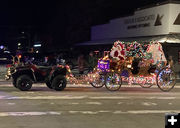 Santa's Carriage. Photo by Pinedale Online!.