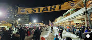 2024 Race Start in Jackson. Photo by Pedigree Stage Stop Sled Dog Race.