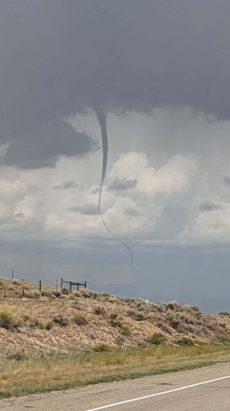 Funnel cloud. Photo by Sgt. T. Hatch, Sublette County Sheriff's Office.