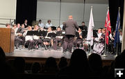 Pinedale High School Concert Band. Photo by Dawn Ballou, Pinedale Online.